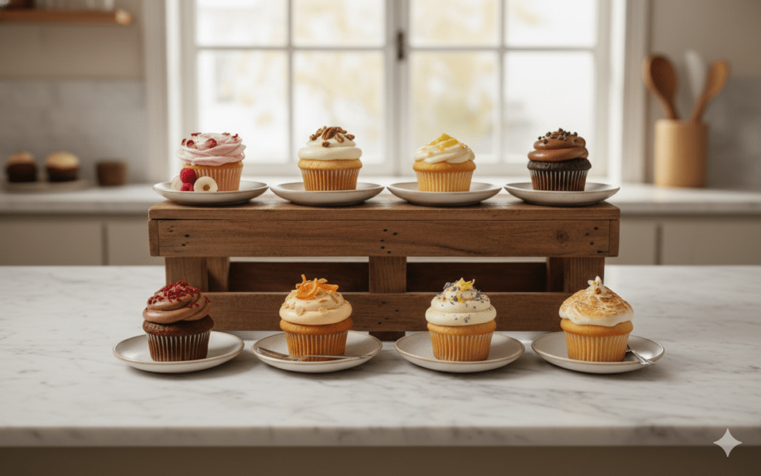 Cupcakes con gluten: la base de nuestro trabajo