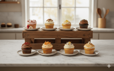 Cupcakes con gluten: la base de nuestro trabajo